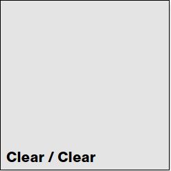 Clear/Clear SLICKER 1/16IN - Rowmark Slickers